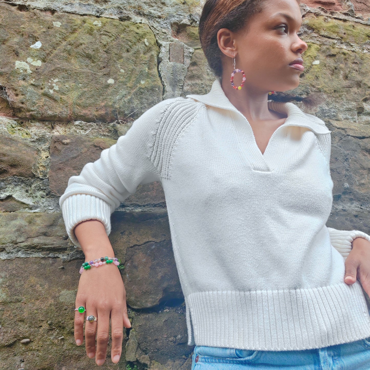 Juno Gemstone and Sterling Silver Bracelet
