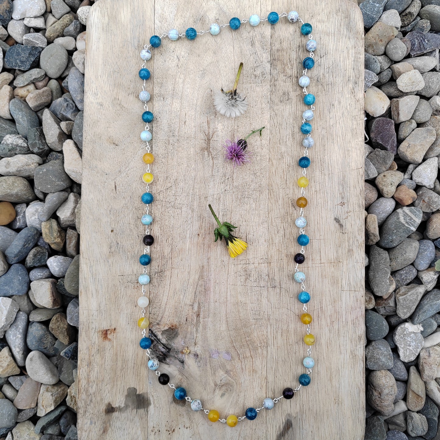 Meadow Sterling Silver and Gemstone necklace