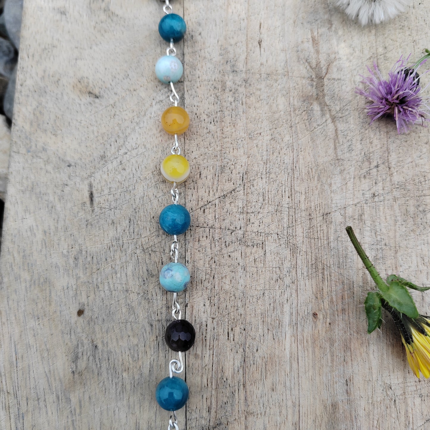 Meadow Sterling Silver and Gemstone necklace