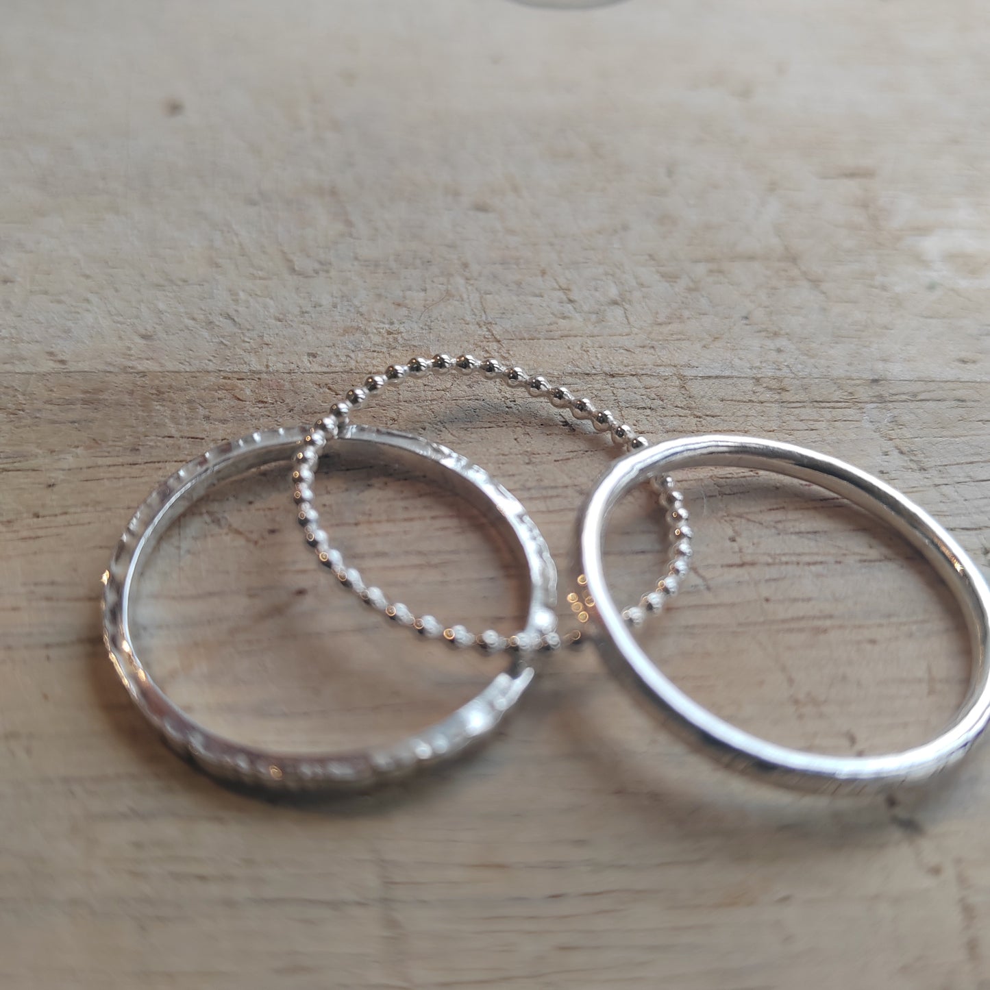 Men's/ thumb stacking rings