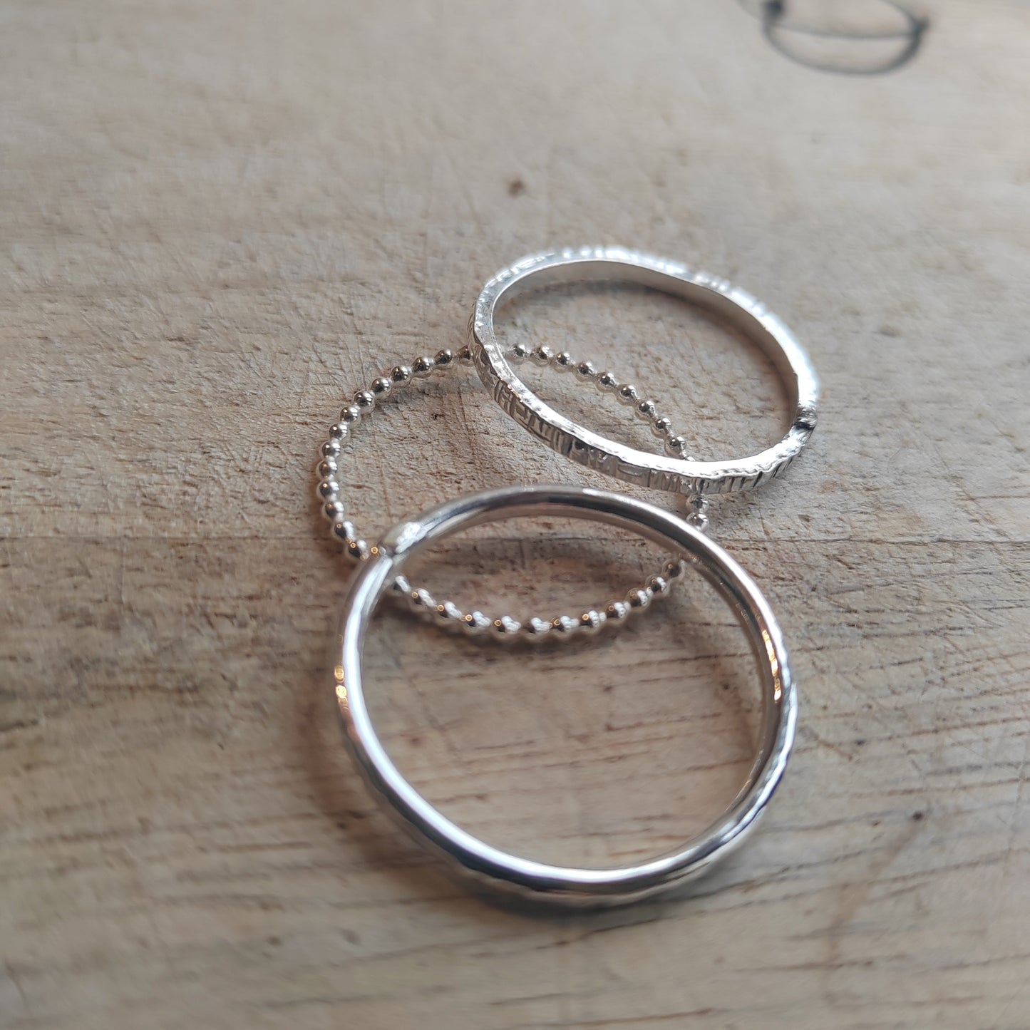 Men's/ thumb stacking rings