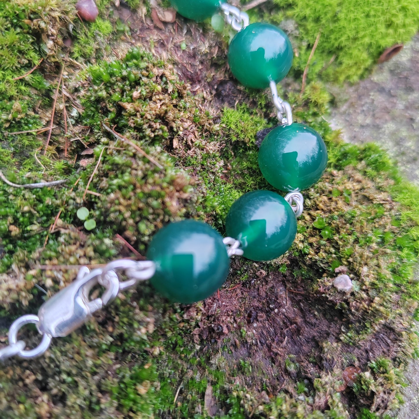 'I'm Every Woman' Amethyst, green agate and rose quartz necklace