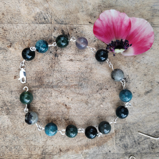 Verdance Gemstone and Sterling Silver Bracelet