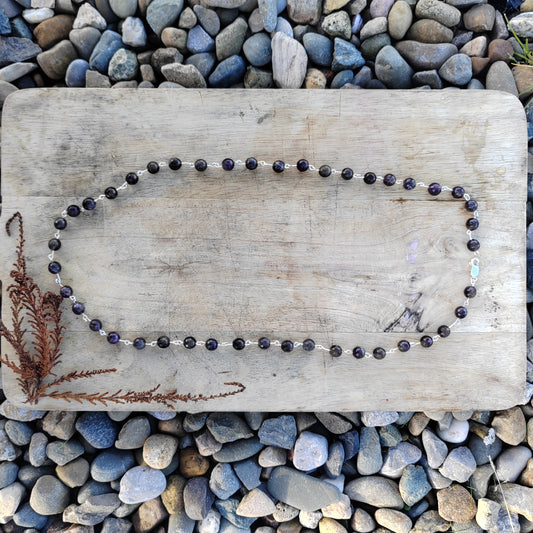 Amethyst Opera necklace