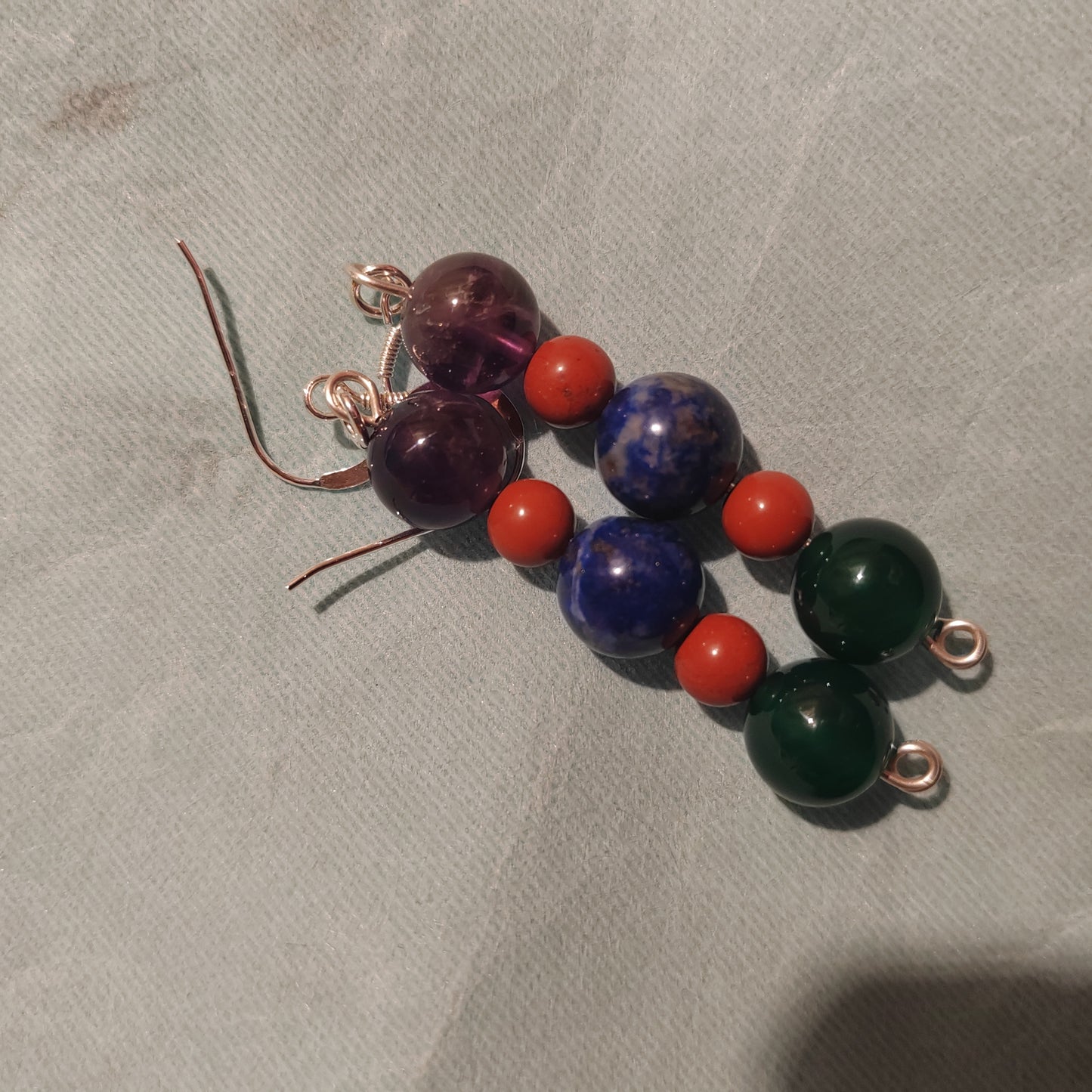 "I know what I know" drop earrings