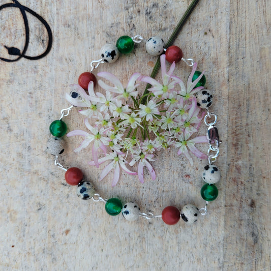 "Mint assortment" Spotty sweetie bracelet