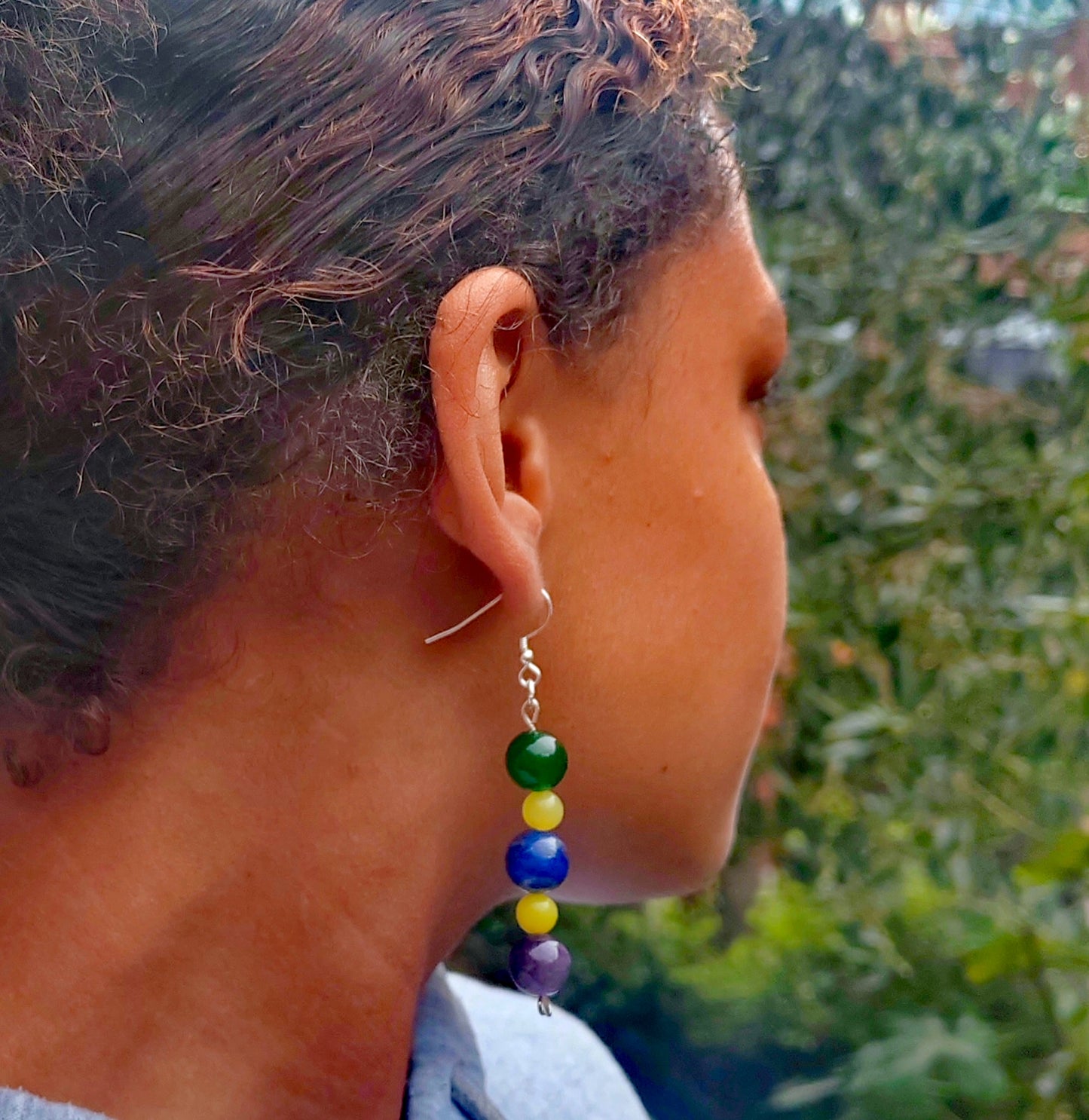 "I know what I know" drop earrings