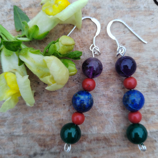 "I know what I know" drop earrings