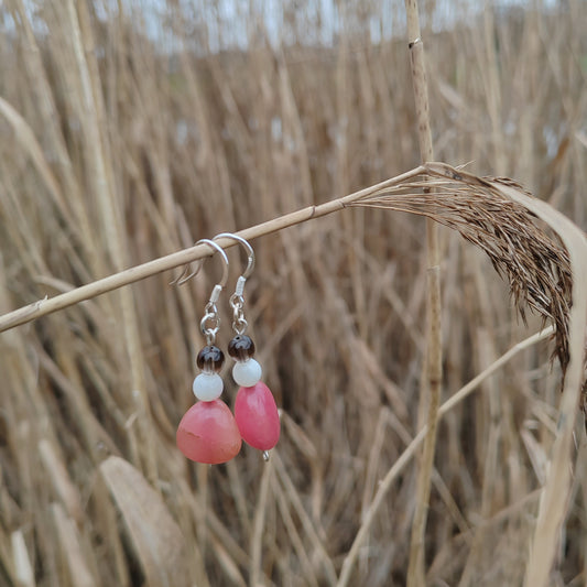 Vintage gemstone drop earrings 3